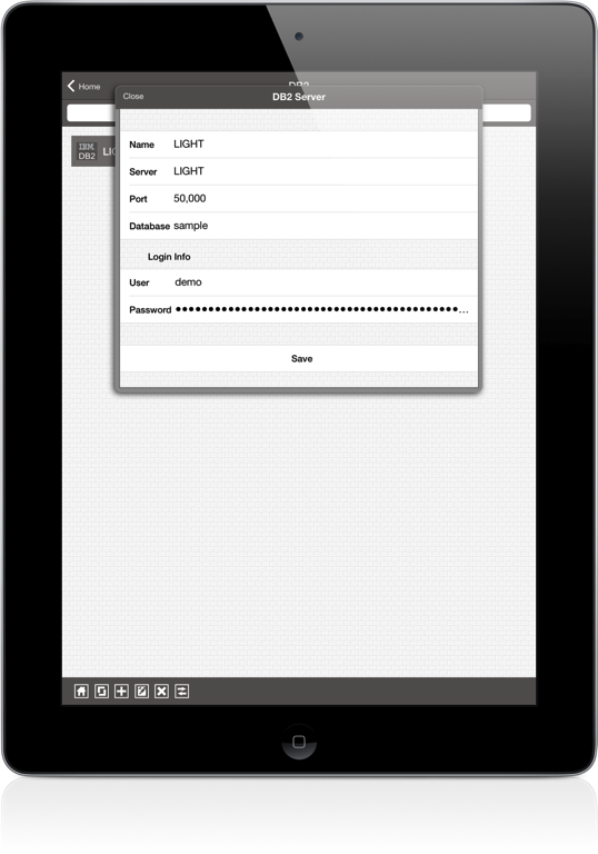 DB2 iPad Screenshot 1