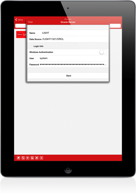 Oracle iPad Screenshot 1