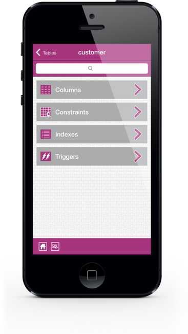MySql iPhone Screenshot 6