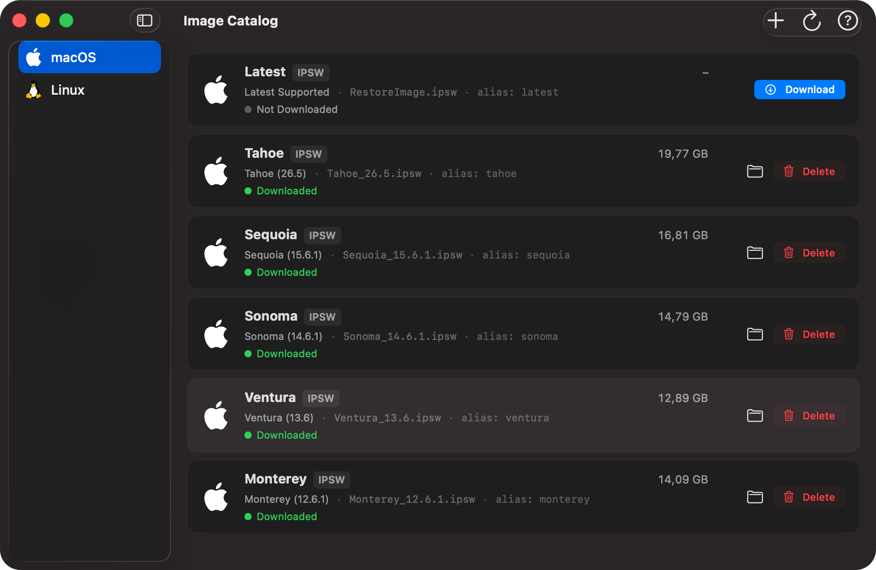 Image Catalog β macOS