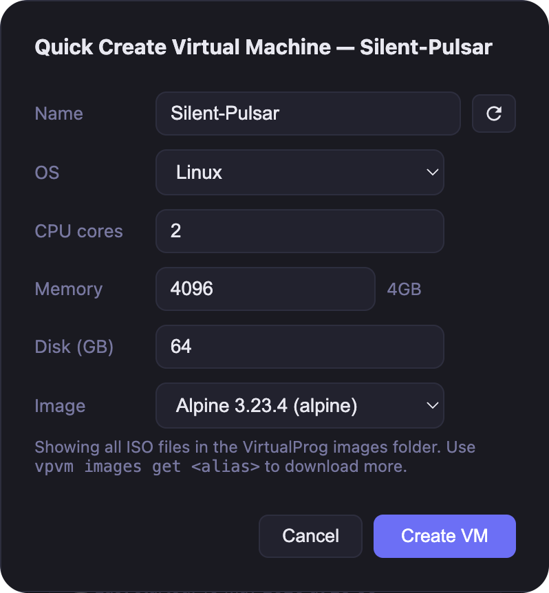 Quick Create